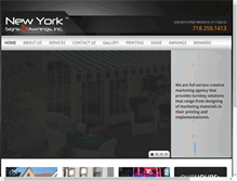 Tablet Screenshot of newyorksignsawnings.com